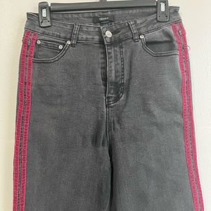 Black Jeans with Stripes